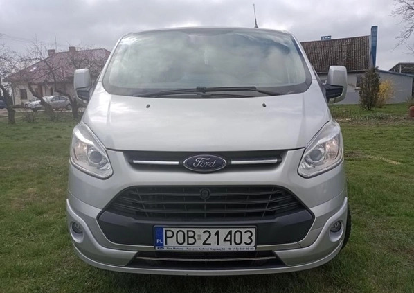 Ford Transit Custom cena 83517 przebieg: 200500, rok produkcji 2017 z Oborniki małe 352